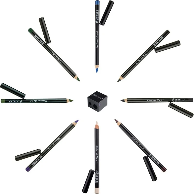 BENECOS NATURAL kit 8 KAJAL + taille-crayon