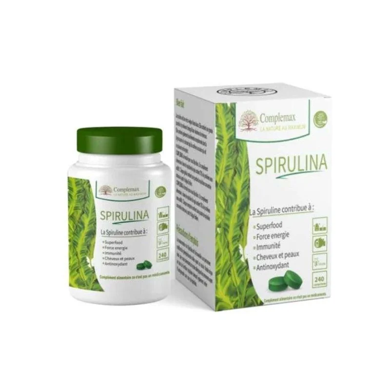 Complemax Spiruline 240 Comprimés