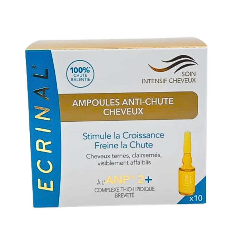 Ecrinal Ampoules Traitement Anti-Chute Cheveux 10x5ml