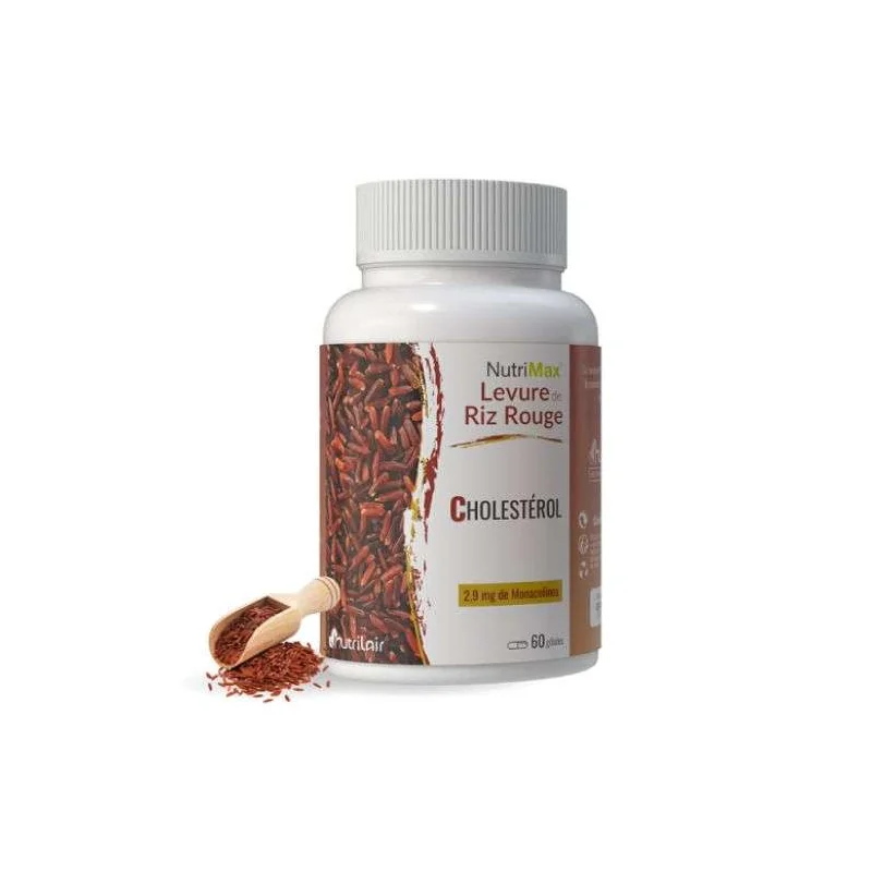 NUTRIMAX LEVURE DE RIZ ROUGE 60 GELULES A 240 MG