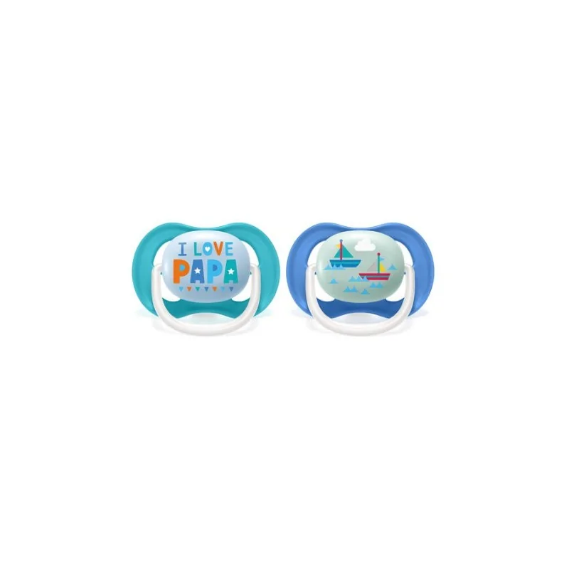 AVENT SUCETTE ULTRA AIR HAPPY 6-18 MOIS SCF080/03