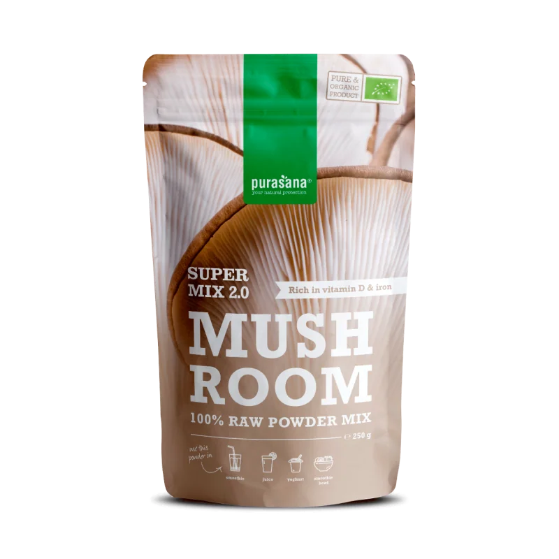 Purasana POUDRE DE CHAMPIGNONS 250G