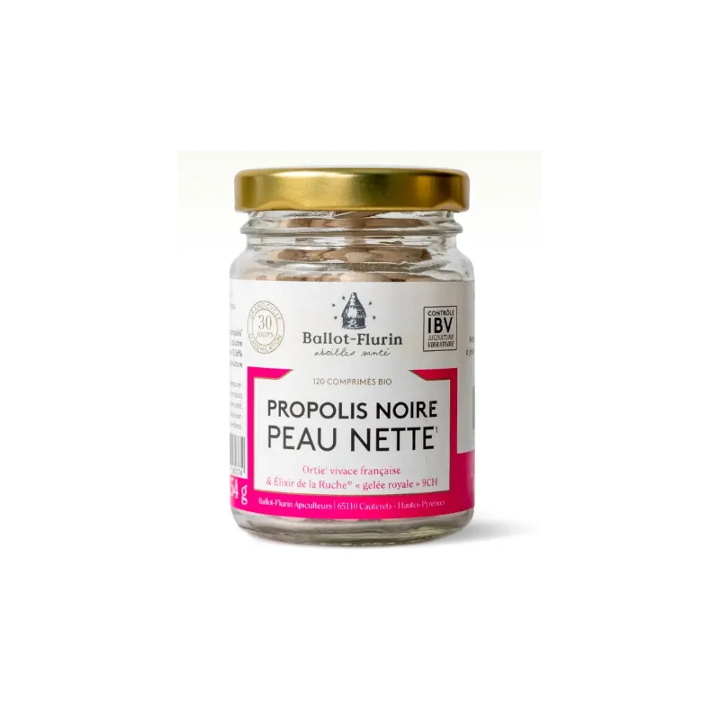 BALLOT-FLURIN PROPOLIS NOIRE PEAU NETTE 120 COMPRIMÉS