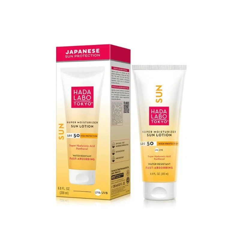 HADA LABO SUPER MOISTRIZER SUN LOTION SPF50 200 ML