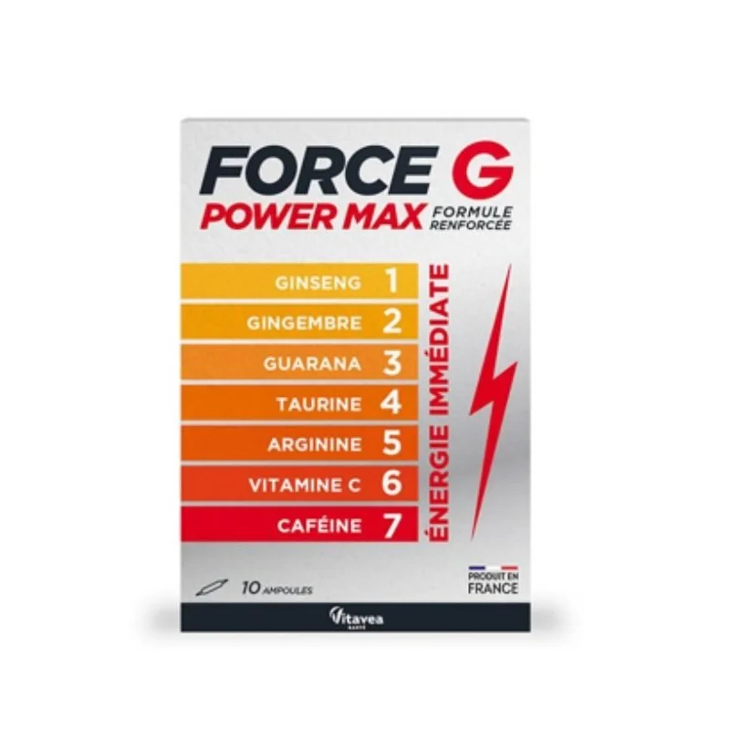VITAVEA FORCE G POWER MAX 10 AMPOULES