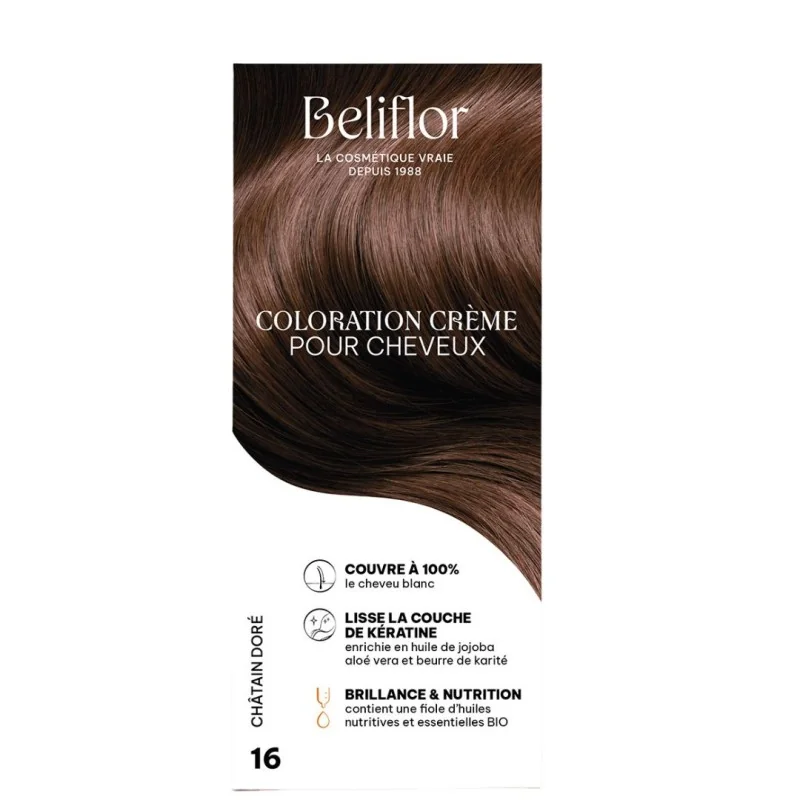 Beliflor UNIDOSE N° 16 CHATAIN DORE 120ml