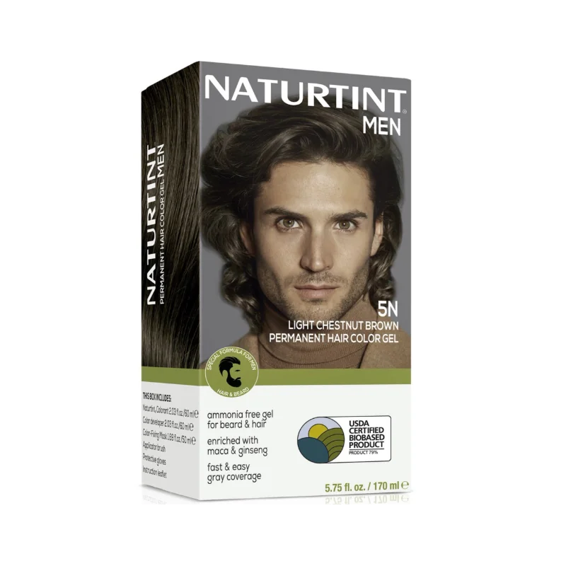 Naturtint Coloration permanente pour cheveux pour hommes 5N Châtain clair
