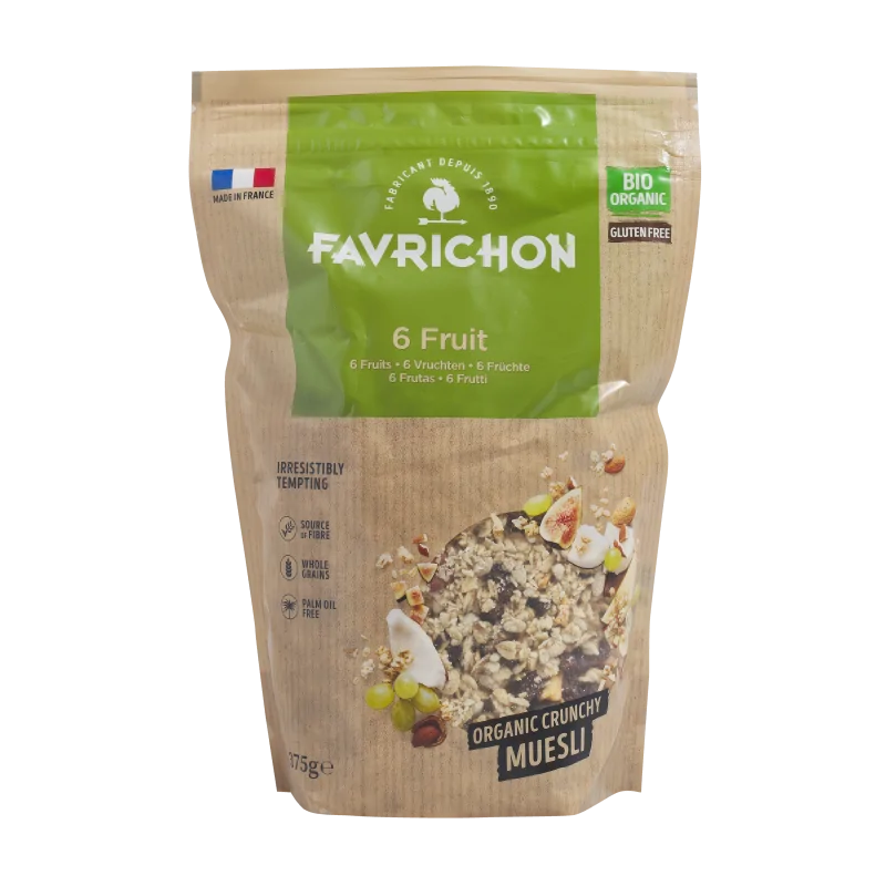 FAVRICHON MUESLI CROUSTILLANT 6 FRUITS SG 375G