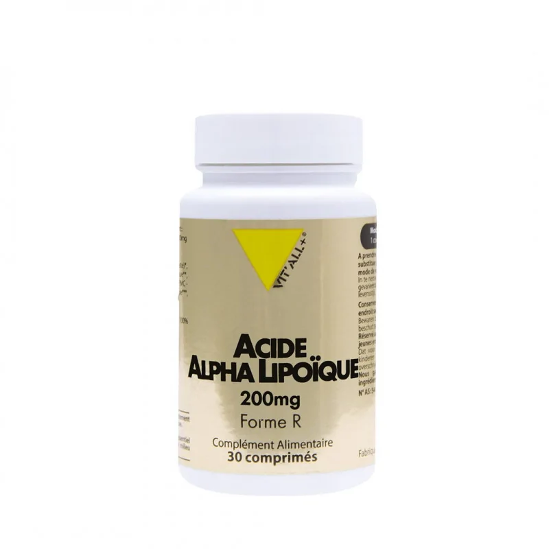 VIT’ALL+ ACIDE ALPHA LIPOIQUE 200MG / 30 COMPRIMES