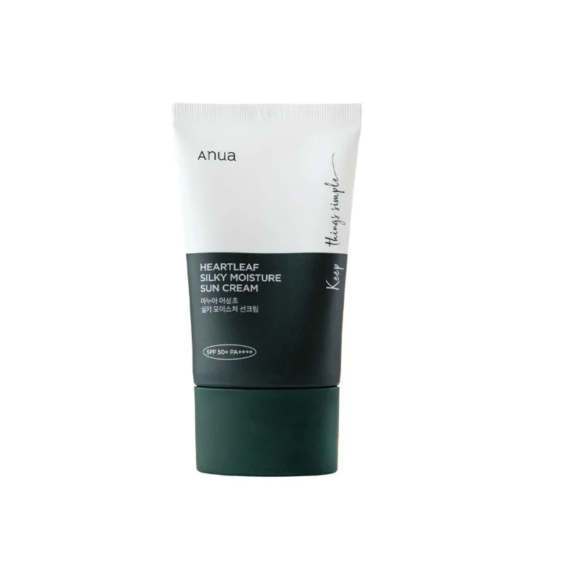 ANUA HEARTLEAF SILKY MOISTURE SUNCREAM 50ML