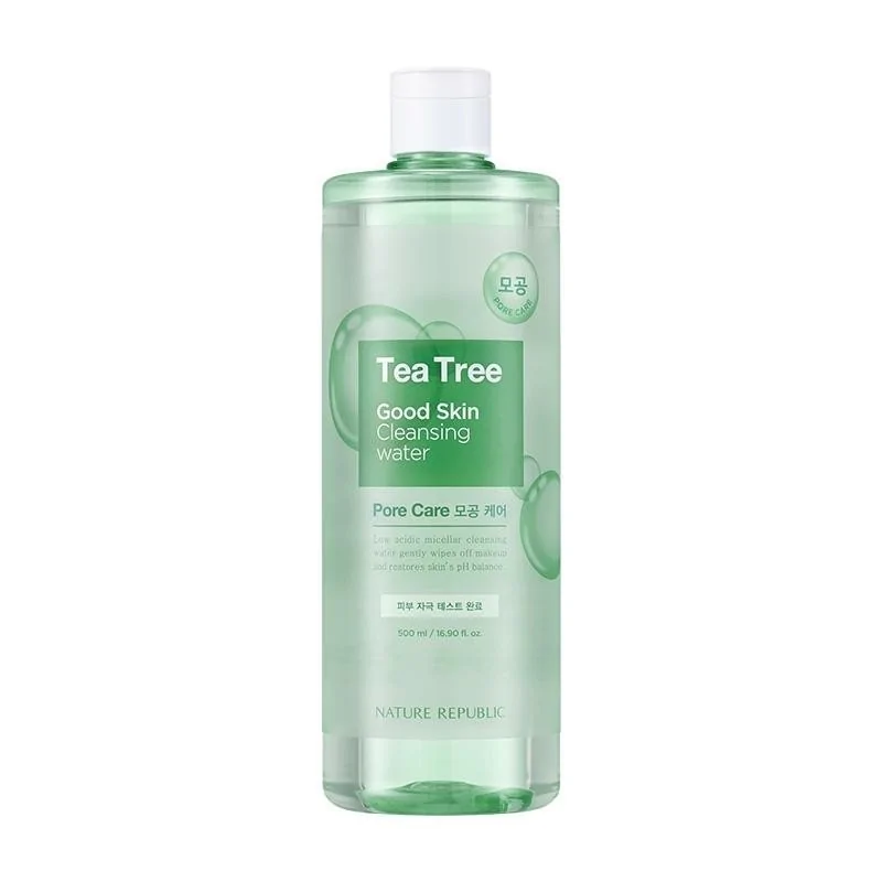 Nature Republic GOOD SKIN TEA TREE AMPOULE CLEANSING WATER 500ml