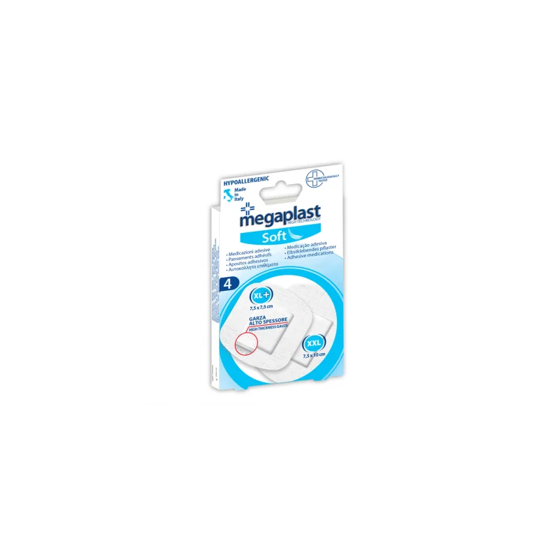 MEGAPLAST SOFT SPARADRAP PEAUX DELICATES BOÎTE 4 - 112424