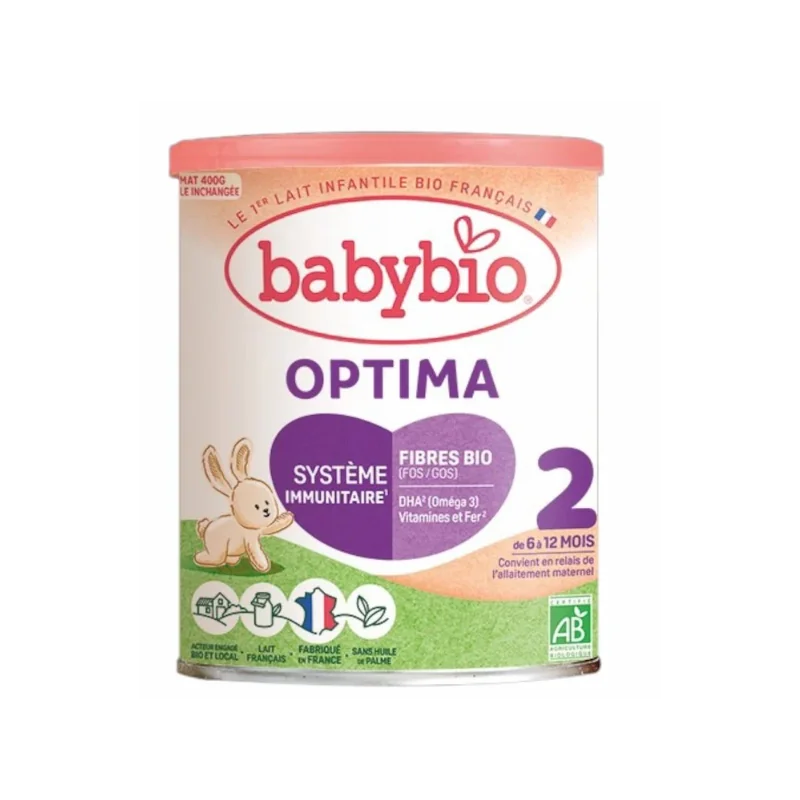 BABYBIO LAIT INFANTILE OPTIMA 2 400G