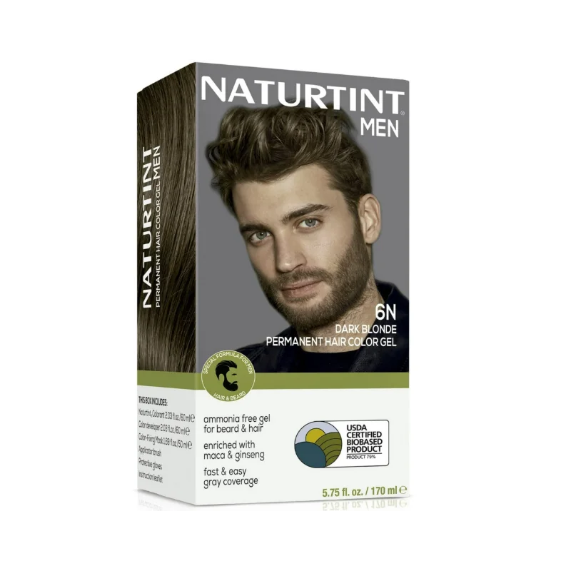 Naturtint Coloration permanente pour cheveux pour hommes 6N blond foncé