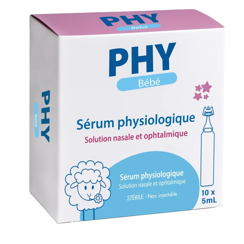 GILBERT PHY SERUM PHYSIOLOGIQUE 10X5ML