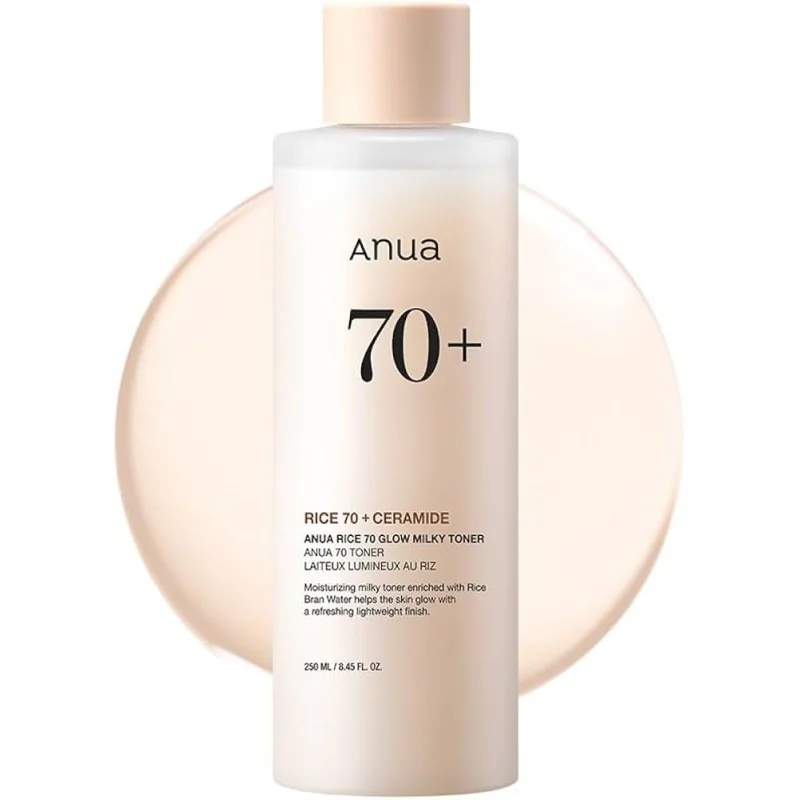 ANUA RICE 70 GLOW MILKY TONER 250ML