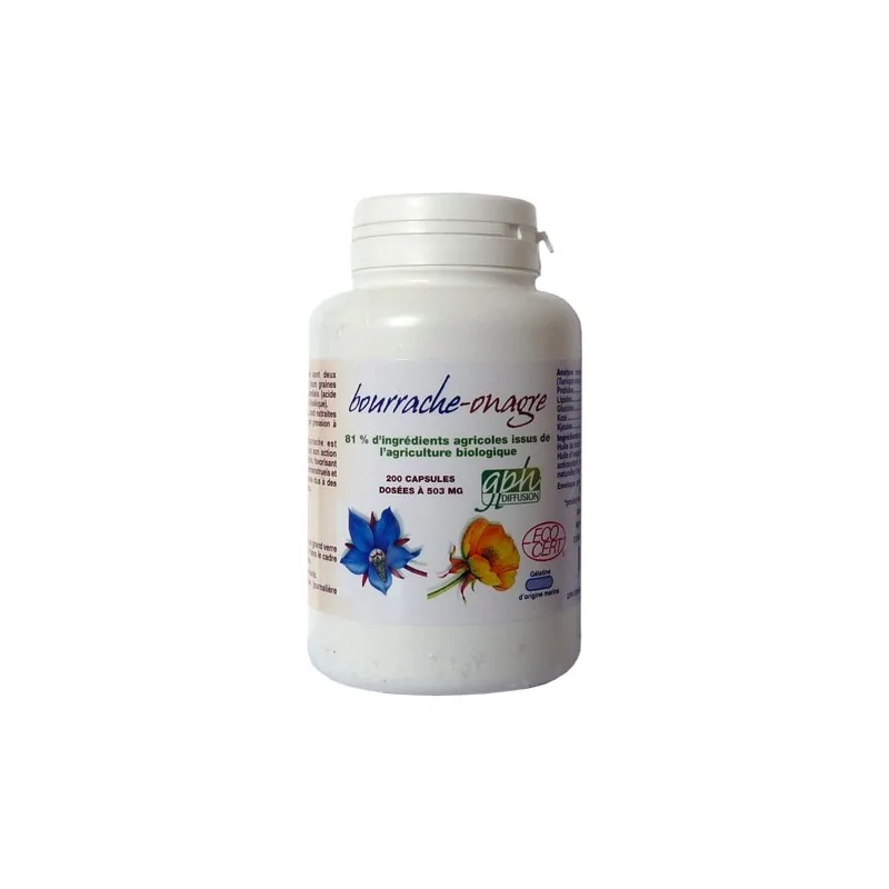 GPH DIFFUSION ONAGRE BOURRACHE Bio 200 capsules