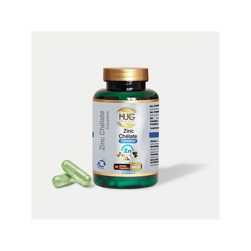 HUG ZINC COMPLEX BOITE 60 CAPSULES