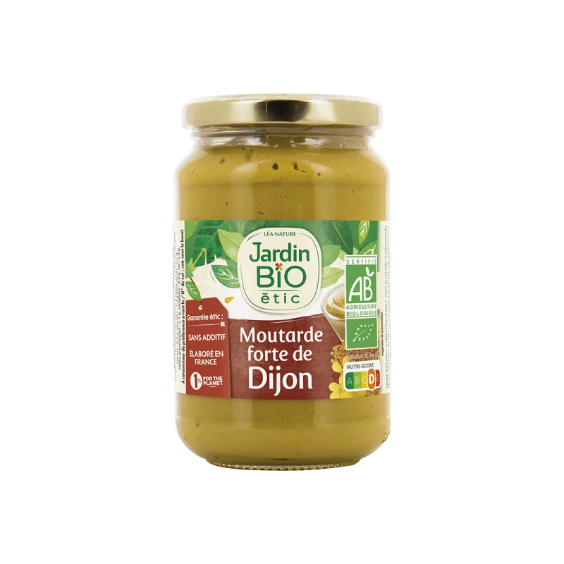 JARDIN BIO MOUTARDE FORTE DE DIJON 350G