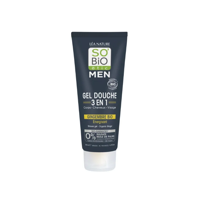 SO BIO GEL DOUCHE HOMME GINGEMBRE 200ML
