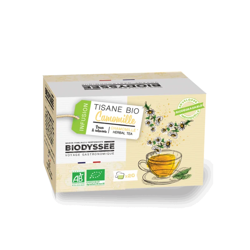 BIODYSSE TISANE CAMOMILLE 20x1,5G