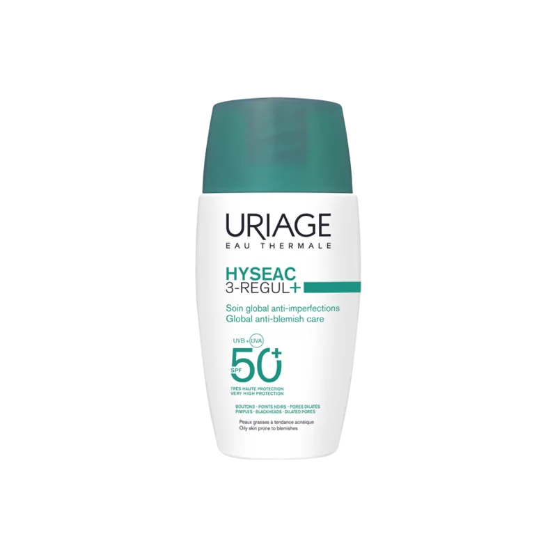 URIAGE HYSEAC 3 REGUL+ SOIN GLOBAL ANTI IMPERFECTIONS SPF 50+ 50 ML