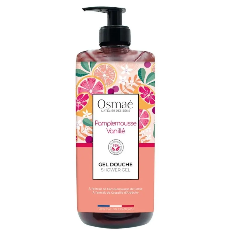 OSMAE Gel douche Pamplemousse Vanille 1L