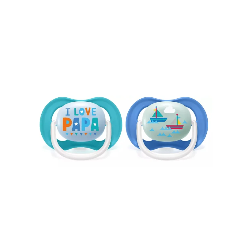 AVENT SUCETTES ORTHO 6-18 BOY PAP-BOAT - SCF080/03