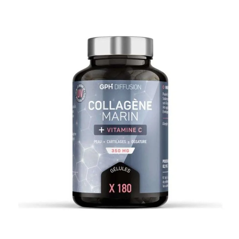 GPH COLLAGENE MARINE + VITAMINE C 350 MG 180 GELULES