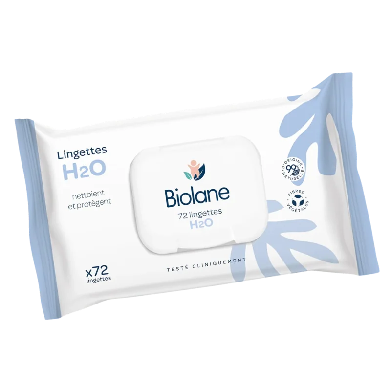 Biolane Lingettes Bébé Épaisses x72