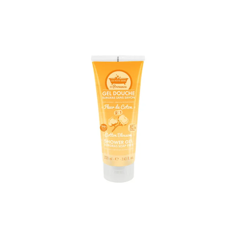 LES PETITS BAINS DE PROVENCE GEL DOUCHE FLEUR DE COTON 200ML