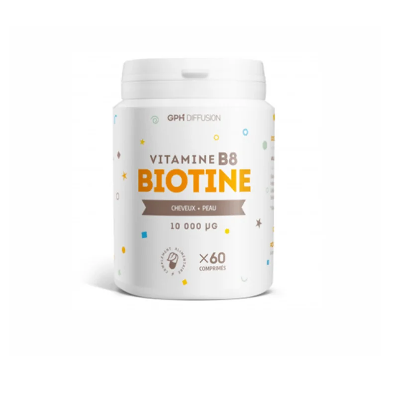 Gph Diffusion Vitamine B8 Biotine 60 Comprimés