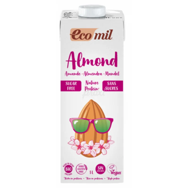 Ecomil BOISSON D'AMANDE PROTEINEE SANS SUCRE 1 L