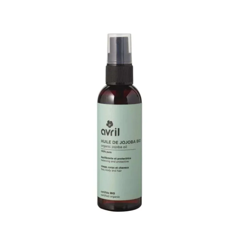 AVRIL HUILE DE JOJOBA BIO POUR VISAGE CORPS ET CHEVEUX 100 ML