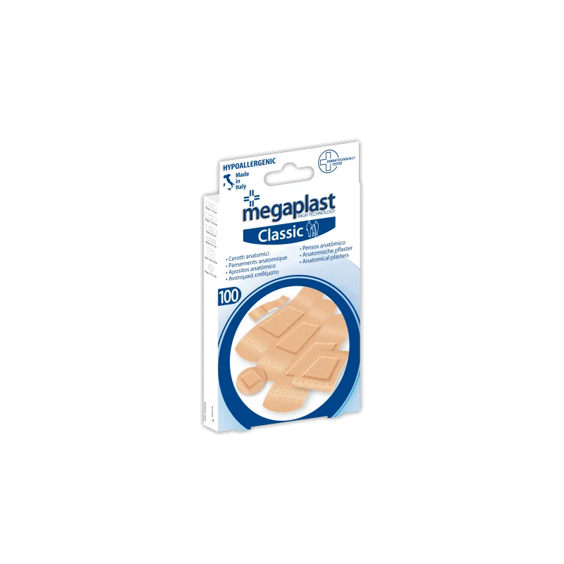 MEGAPLAST CLASSIQUES PANSEMENTS BOÎTE 100 - 112400