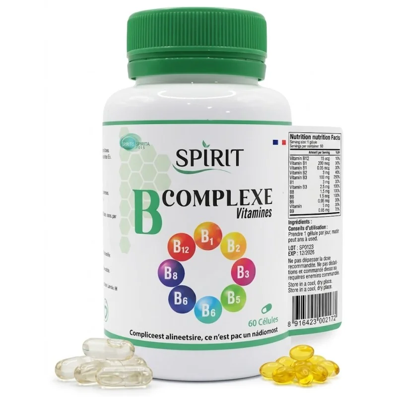 Spirit B Complexe 60 Gelules