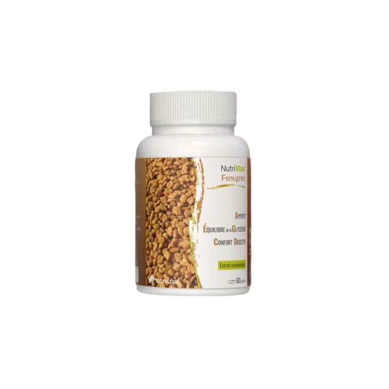 NutriMax Fenugrec – 60 gel