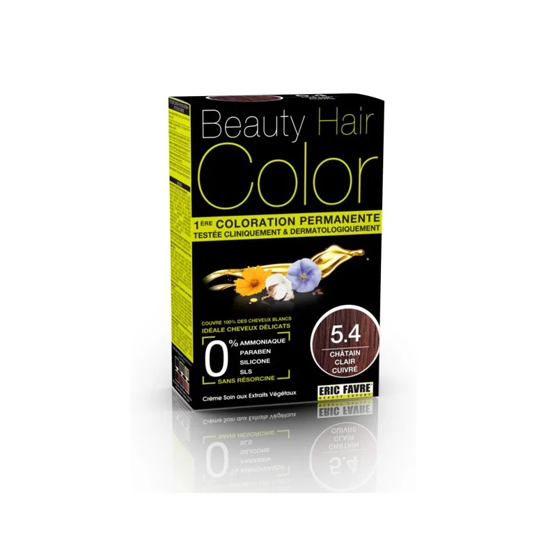 BEAUTY HAIR COLOR Châtain Clair Cuivré 5.4 - 160ml