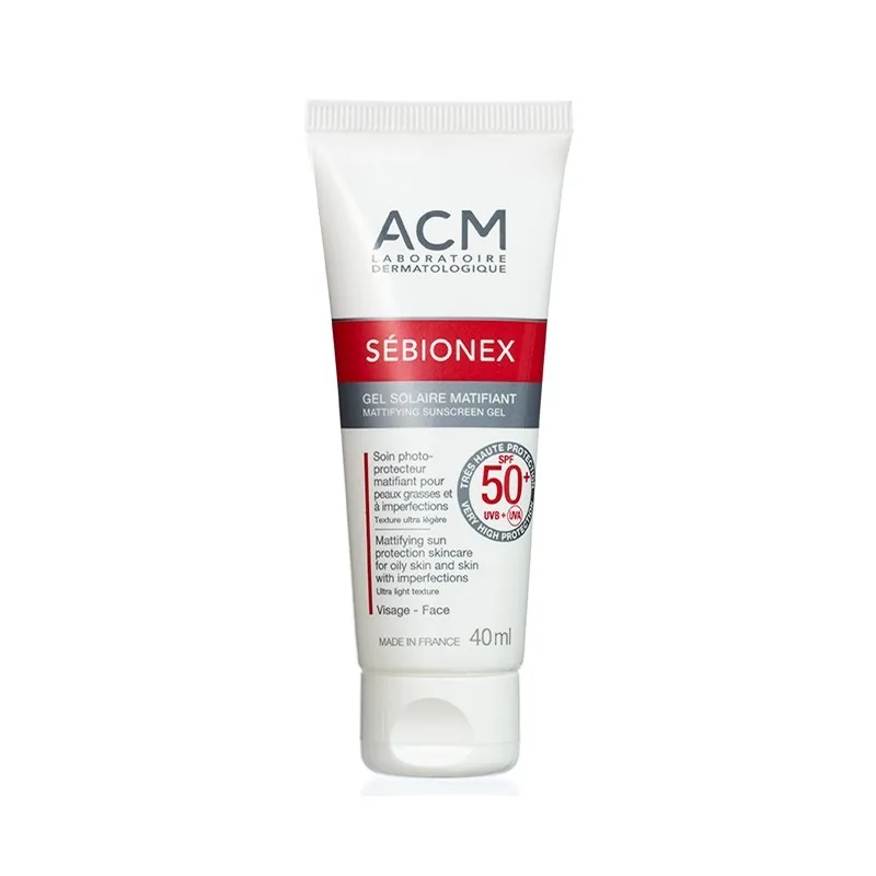 ACM SÉBIONEX SPF 50+ GEL SOLAIRE MATIFIANT 40ML