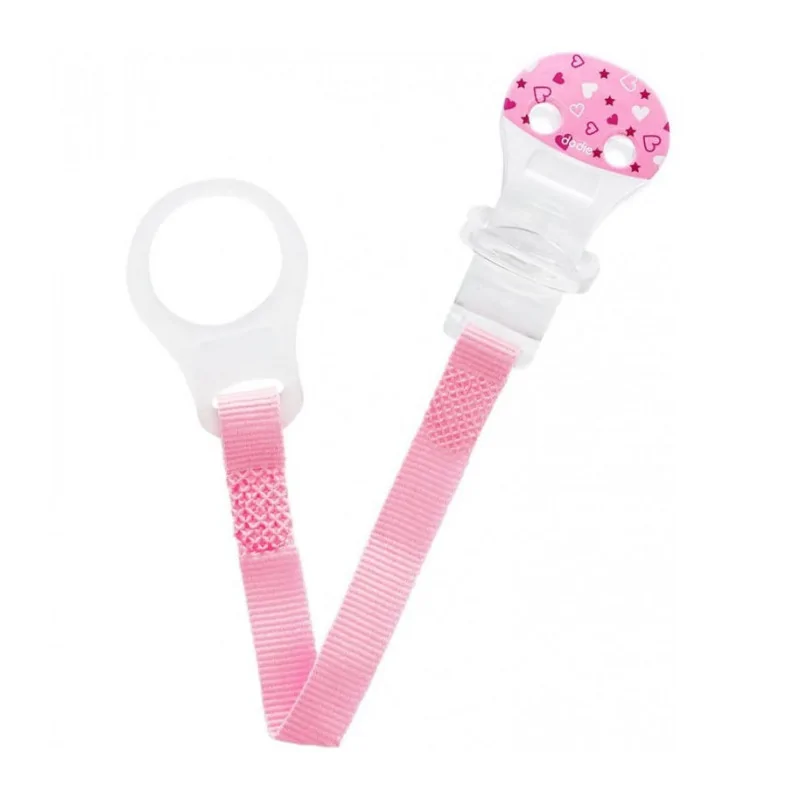 DODIE ATTACHE SUCETTE RUBAN Rose