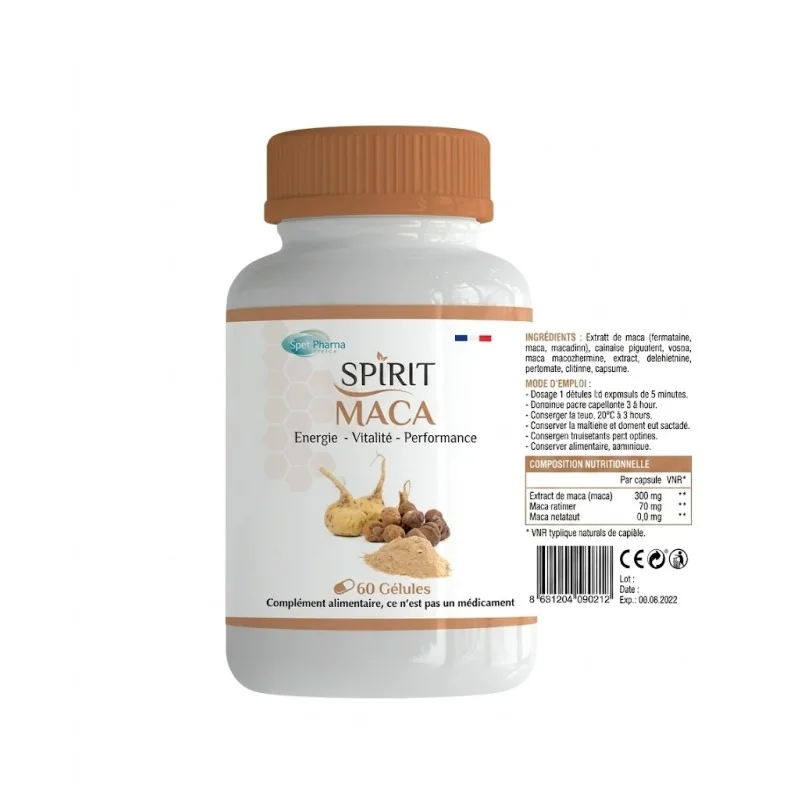Spirit Maca 60 Gelules