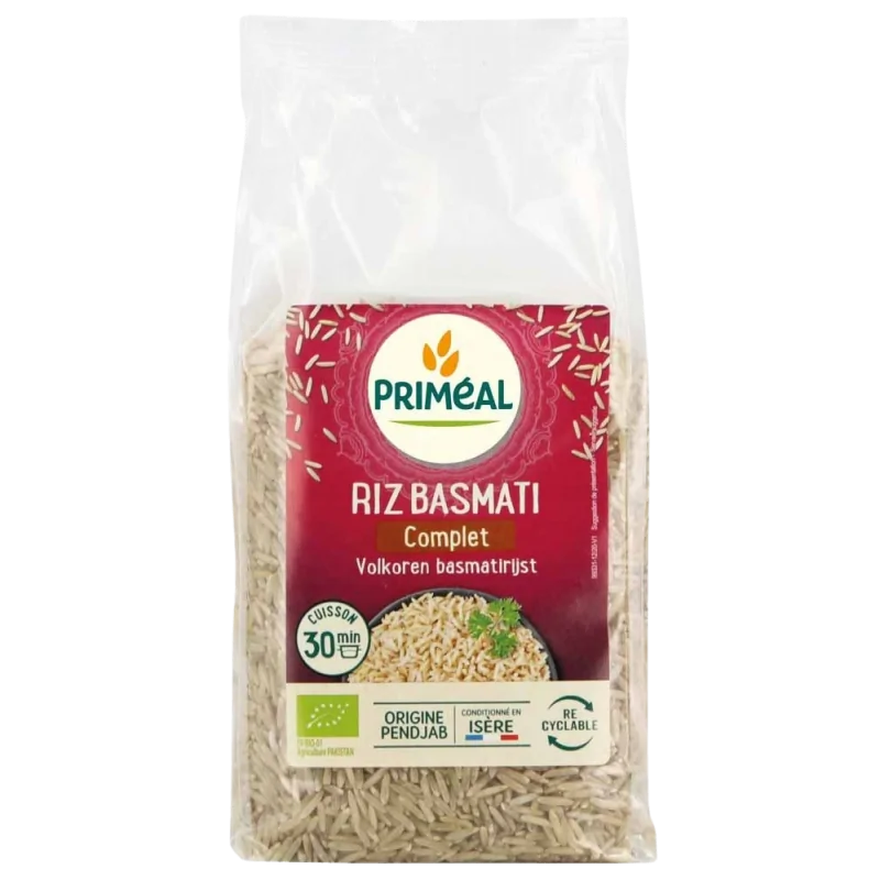 Primeal Riz basmati complet 500g
