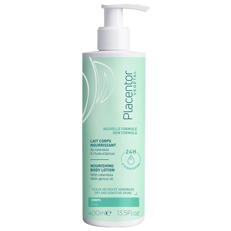 PLACENTOR VEGETAL LAIT CORPOREL PEAUX SÈCHES,SENSIBLES 400 ML