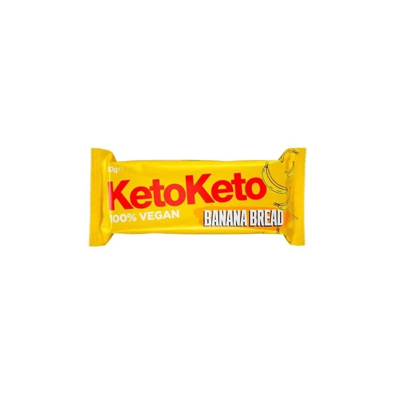 Keto Keto Barre Pain à la banane 50g - Vegan