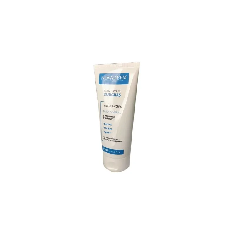 Novaderm Soin lavant surgras 200ml