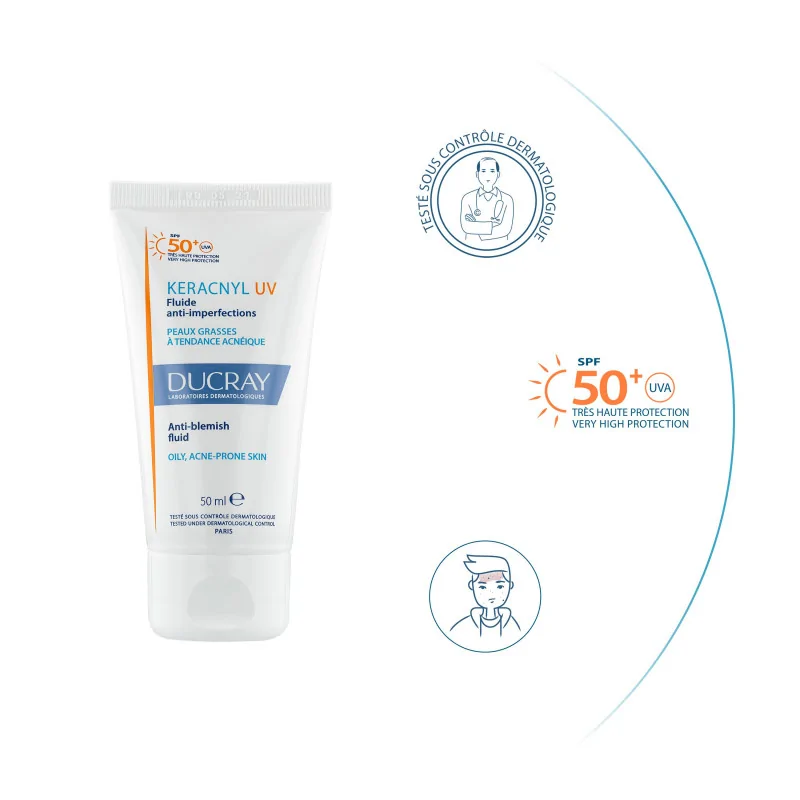 Ducray Fluide anti-imperfections KERACNYL UV 50 ml