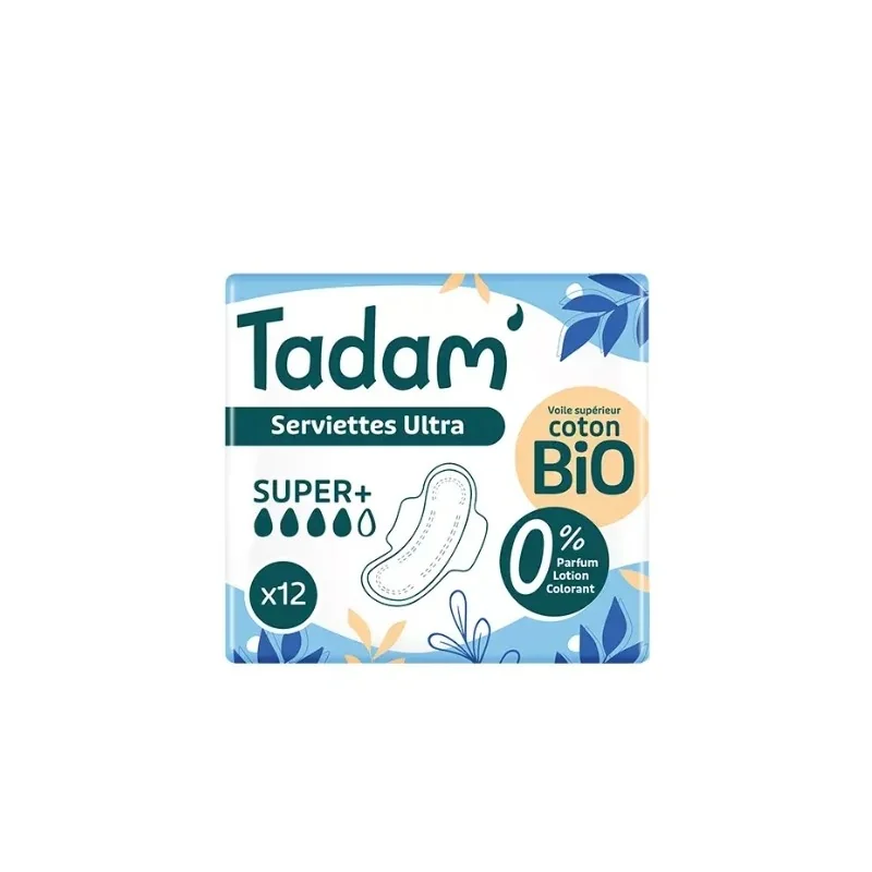TADAM' SERVIETTES ULTRA SUPER+ x12