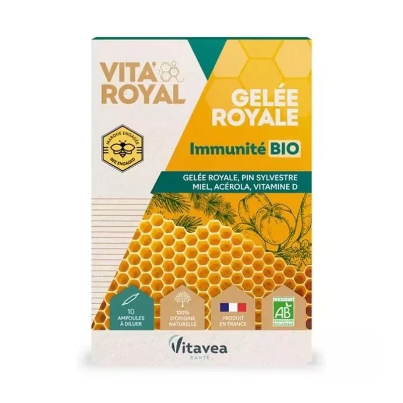 VITAVEA GELEE ROYAL IMMUINITE BIO 10 AMPOULES