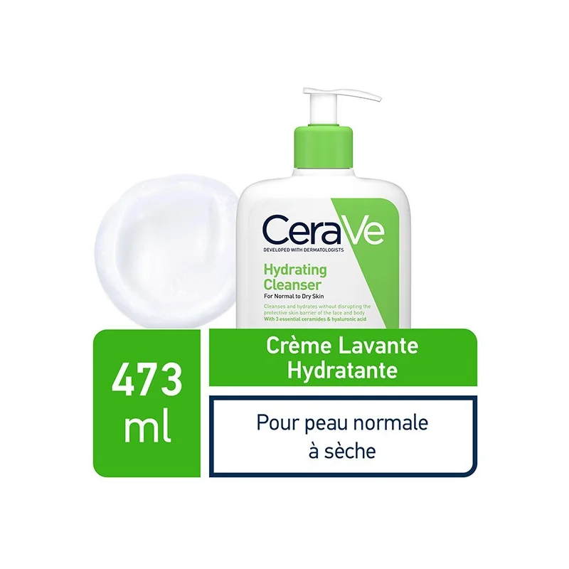 CERAVE CRÈME LAVANTE HYDRATANTE 473ML
