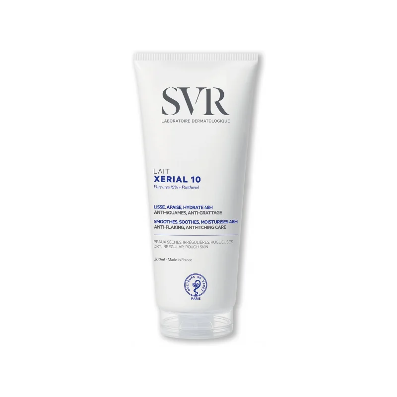 SVR XERIAL 10 LAIT CORPS 200ml Peaux Sèches Et Squameuses